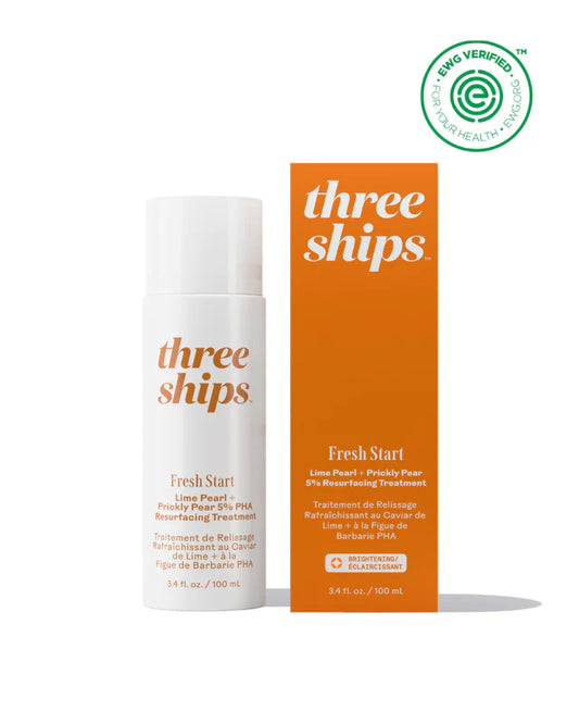 Three Ships Fresh Start Lime Pearl + Prickly Pear 5% PHA Resurfacing Treatment