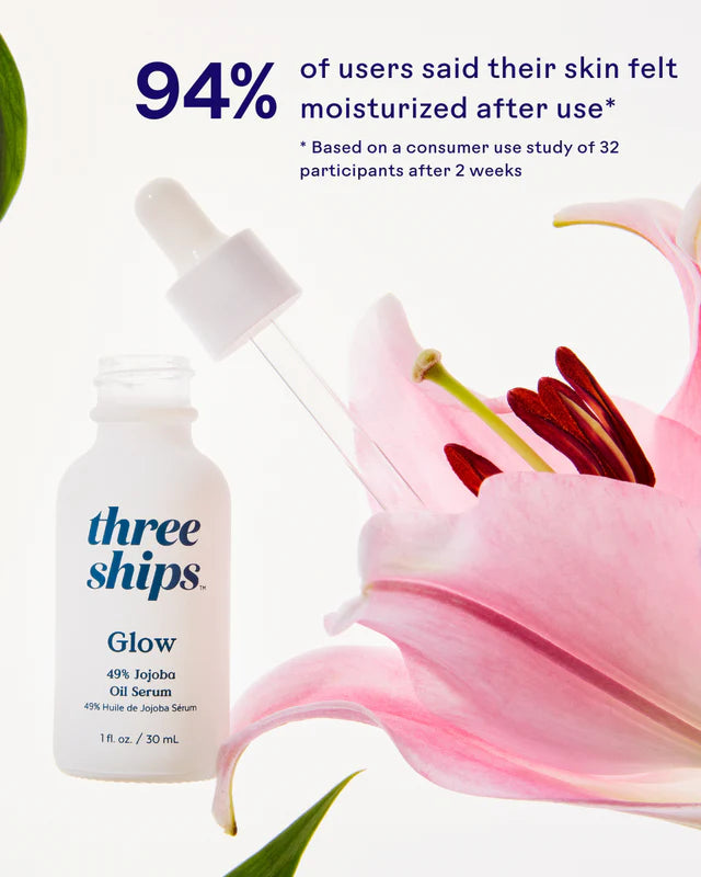 Three Ships Glow 49% Jojoba Oil Serum