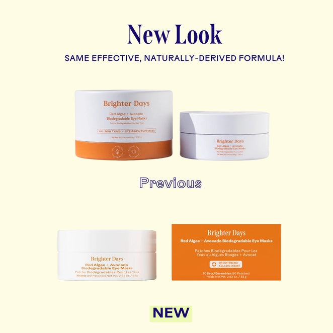 Three Ships Brighter Days Vegan and Cruelty-Free Biodegradable Eye Masks
