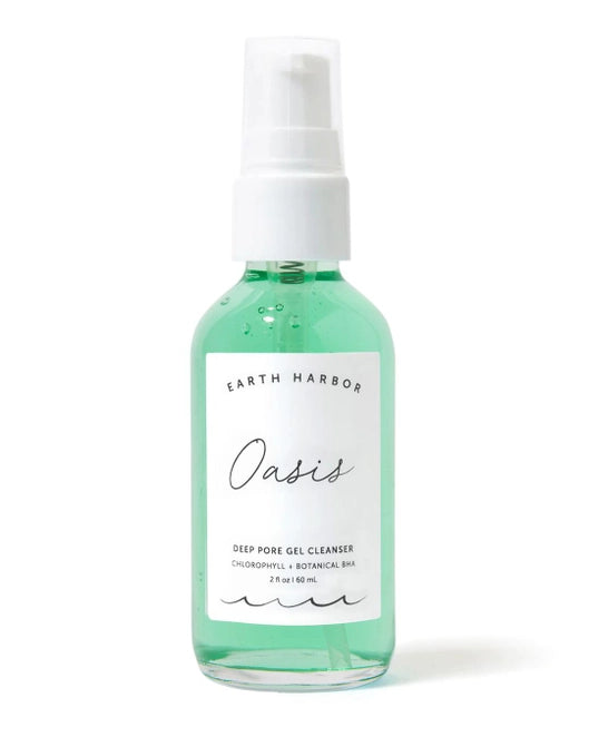 Earth Harbor Oasis: Deep Pore Gel Cleanser: Chlorophyll + Botanical Bha