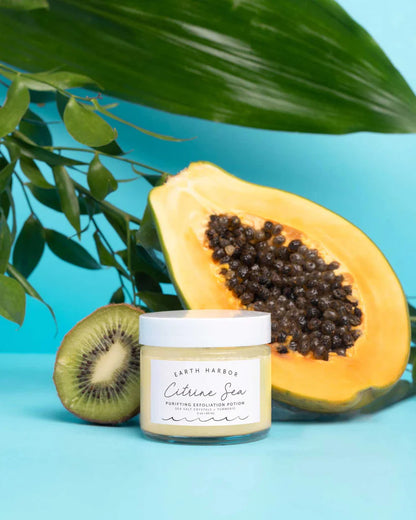 Earth Harbor Citrine Sea Exfoliator Cleanser and Mask