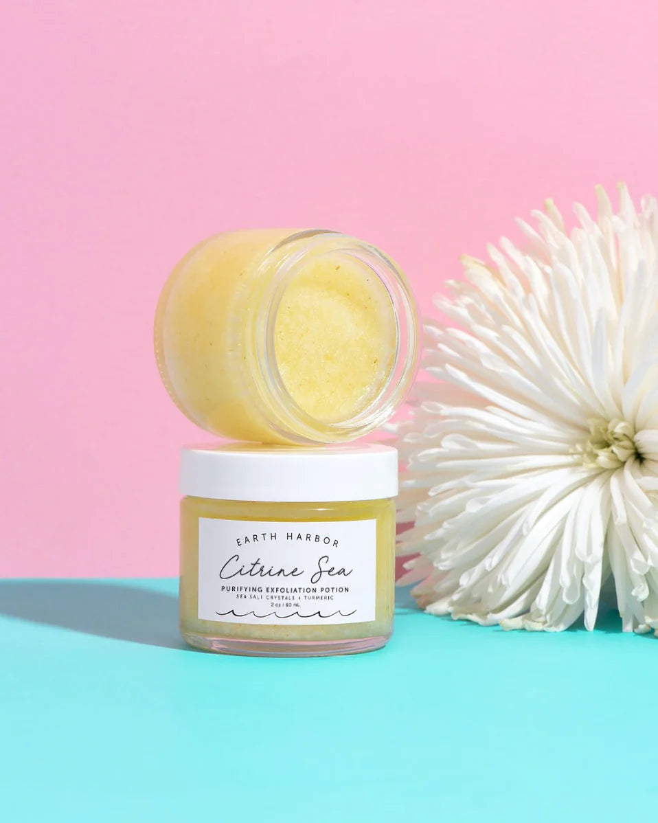 Earth Harbor Citrine Sea Exfoliator Cleanser and Mask