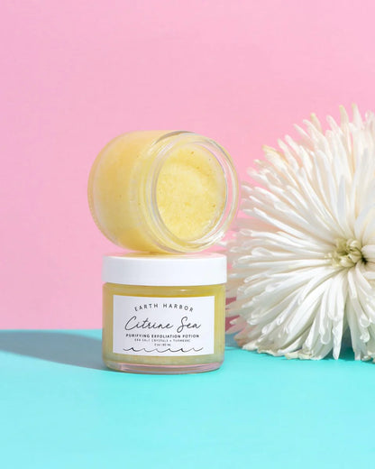 Earth Harbor Citrine Sea Exfoliator Cleanser and Mask