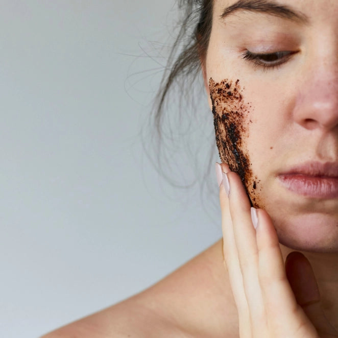 UpCircle Beauty Face Scrub with Coffee + Rosehip - Floral Blend for Sensitive Skin