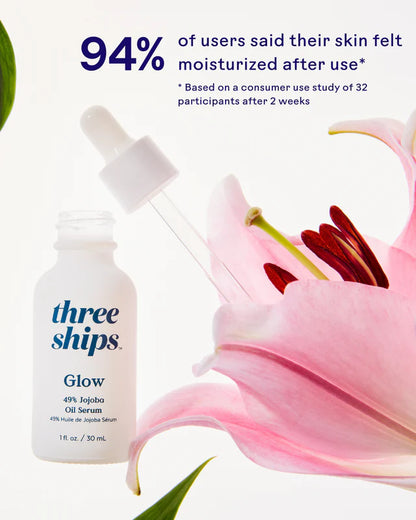 Three Ships Glow 49% Jojoba Oil Serum