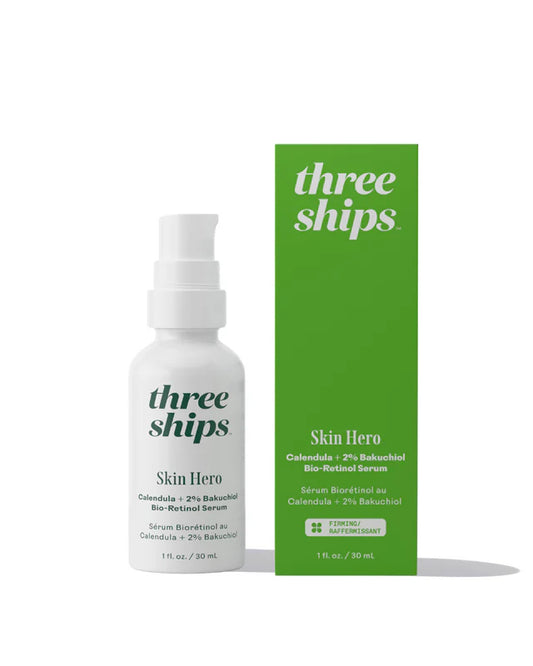 Three Ships Skin Hero Calendula + 2% Bakuchiol Bio-Retinol Serum