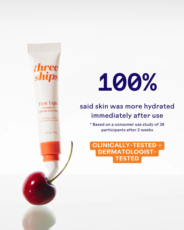 Three Ships First Light Vitamin C + Caffeine Eye Cream